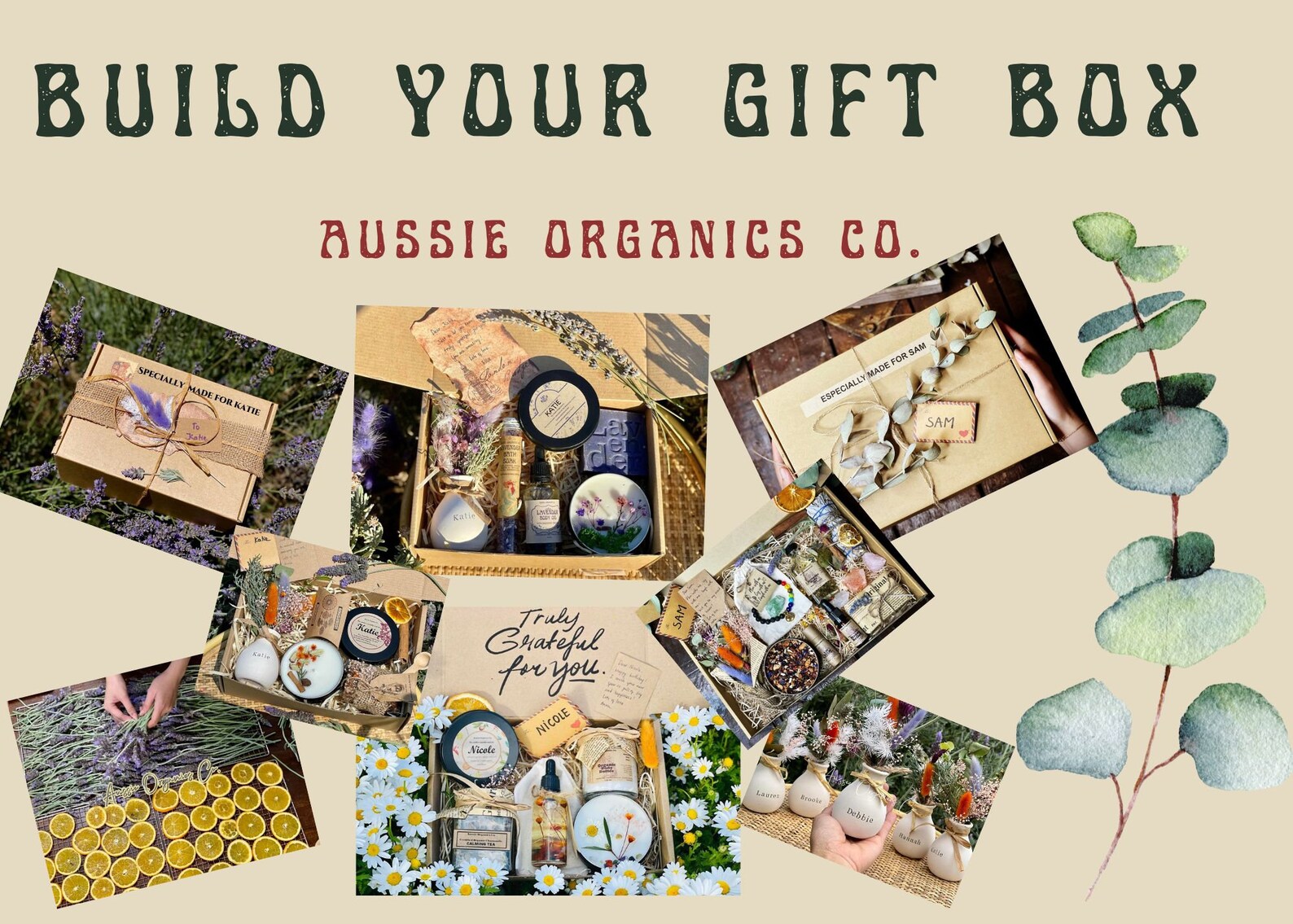 PERSONALISED SOY CANDLE- BUILD YOUR BOX+ ADD ON