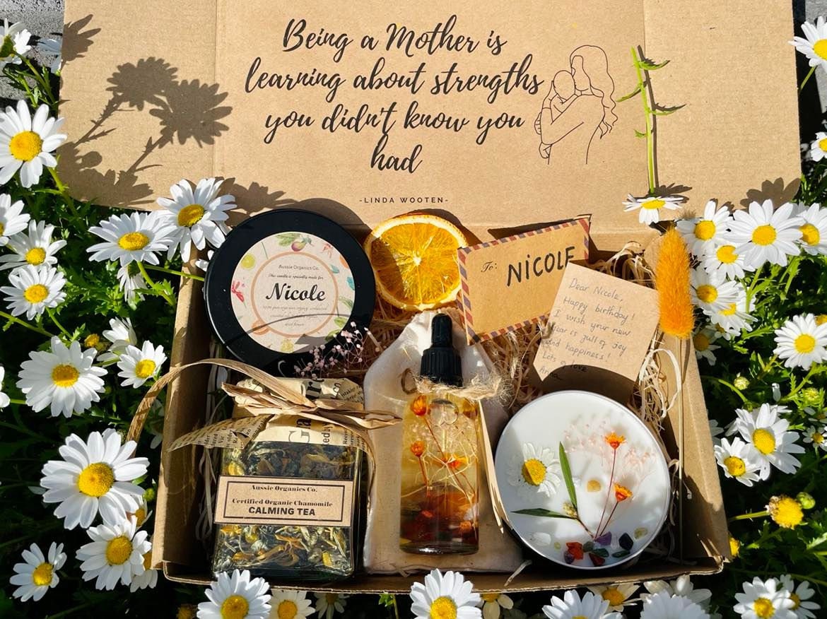PERSONALISED NEW MUM SPA GIFT BOX- HARMONY HAVEN