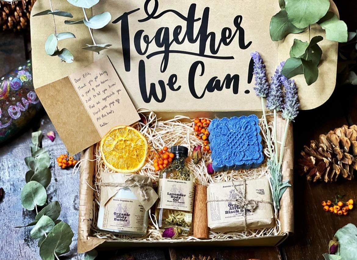 PERSONALISED COWORKER SELF CARE GIFT BOX- NOURISH & GLOW