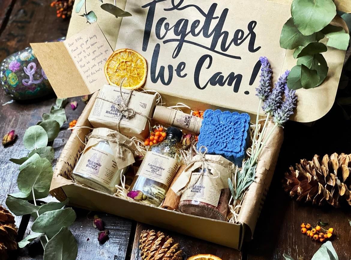 PERSONALISED COWORKER SELF CARE GIFT BOX- NOURISH & GLOW