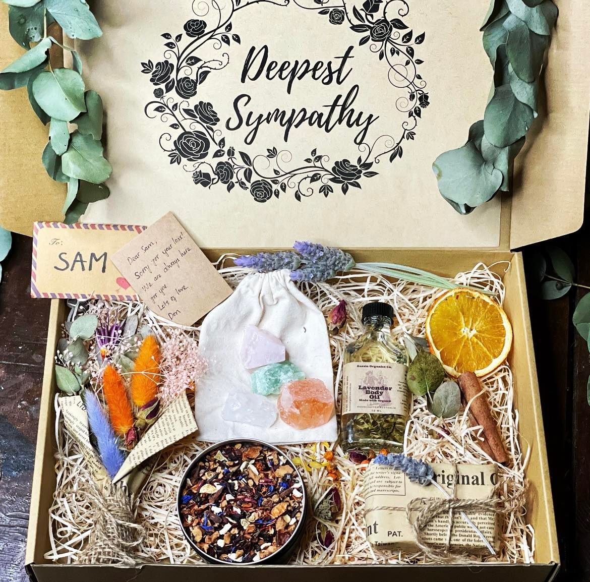 PERSONALISED SYMPATHY GIFT BOX- ZEN MEDITATION