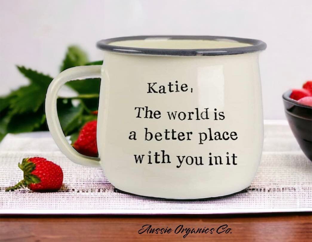 PERSONALISED BIRTHDAY GIFT BOX WITH ENAMEL MUG- CAMPFIRE BLISS